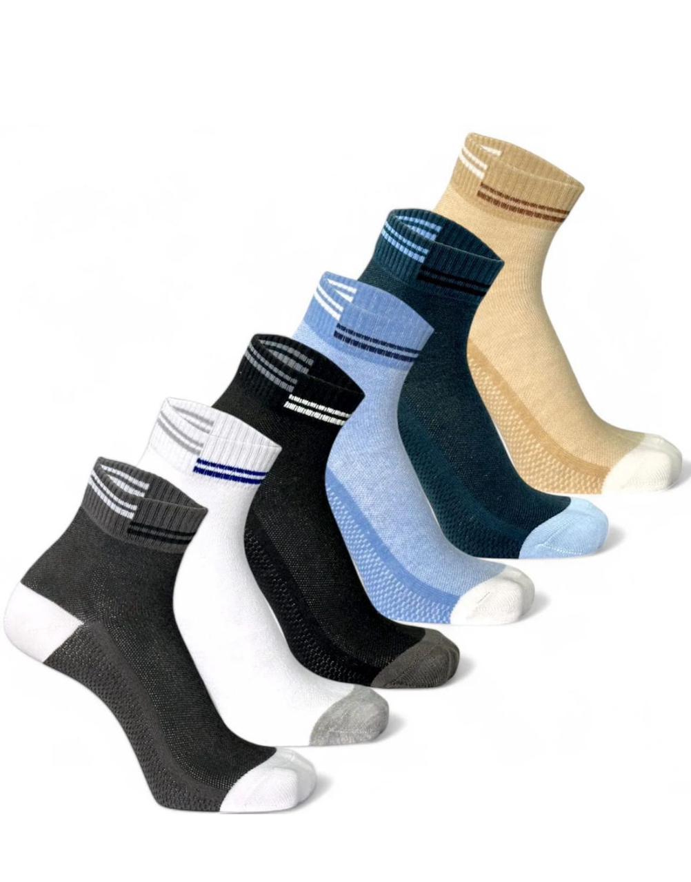 Pure Cotton Premium Ankle Socks for Him & Her.