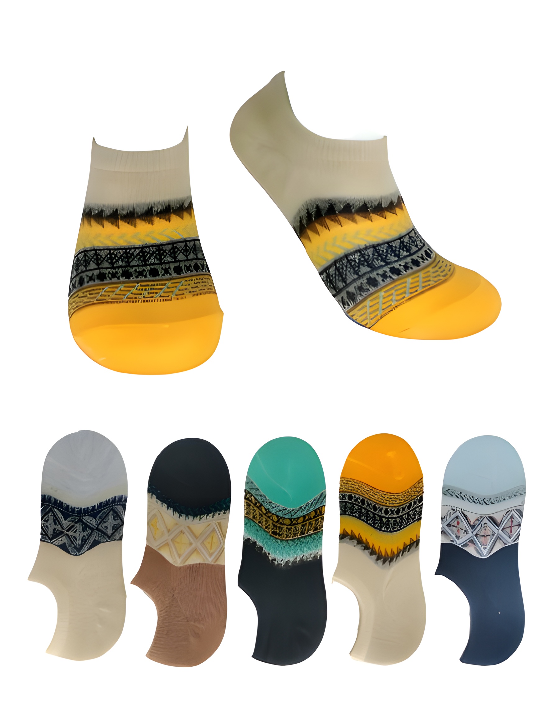 5 Pair Low Cut Ankle Socks for Girls & Women – Soft Cotton, Breathable, Sweat-Absorbent & Durable